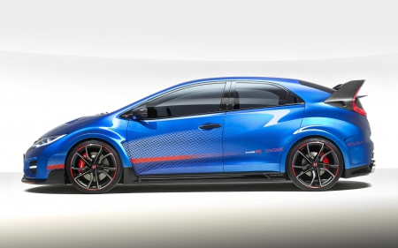 honda civic type r - honda, japanese, civic, blue