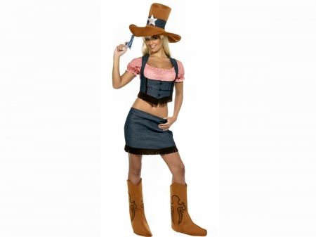 Like My Hat - style, girls, western, women, models, hats, cowgirls, fun, female, boots, blondes, fashion