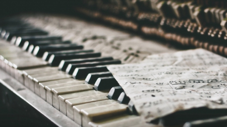 Music Still Life - piano, sheet, photography, music, instrument, still life