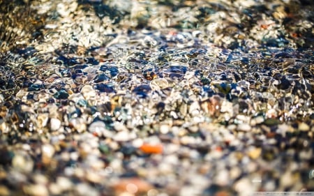 Water - stone, nature, blue, water, summer, texture