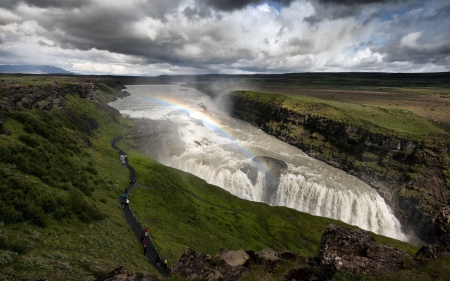 waterfall - fun, nature, cool, forest, river, waterfall