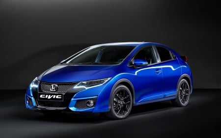 honda civic sport - sport, civic, honda, blue, japanese