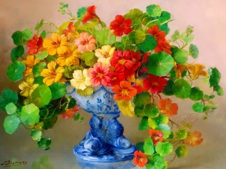 Still life - elegance, delicate, colorful, bouquet, lovely, still life, vase, pretty, beautiful, leaves, splendor, flowers, harmony