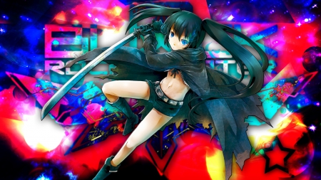 Black Rock Shooter - rock, black, black rock shooter, anime, shooter