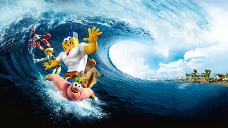 Sponge Out Of Water - sponge bob, cool, fun, movie, entertainment