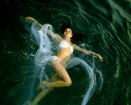 Sexy Girl - style, wave, water, woman