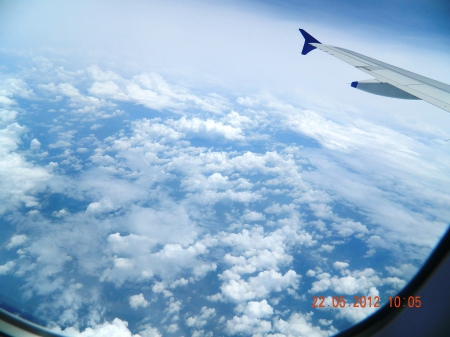 Aircraft View - view, air, travel, clouds