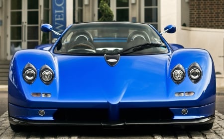 Blue Sportscar - wallpaper, cars, sportscar, blue