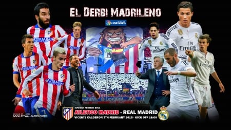 ATLETICO MADRID - REAL MADRID - cristiano ronaldo wallpaper, atletico madrid wallpaper, el derbi madrileno, el derbi madrileno wallpaper, real madrid wallpaper