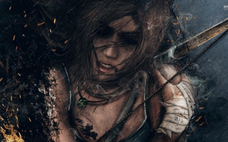 Lara Croft - woman, raider, art, girl, game, tomb, lara croft, fantasy