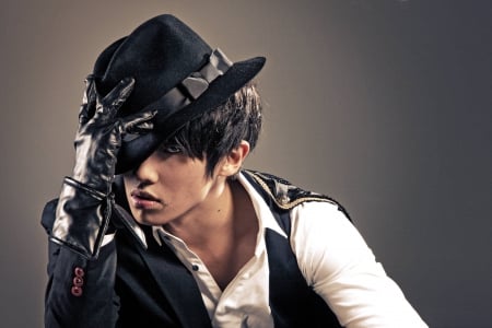 Rain - hat, black, actor, Rain, south korean, man, asian