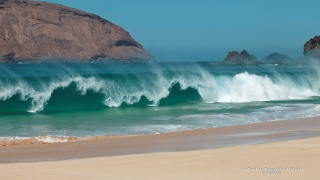 Ocean Wave on the Beach