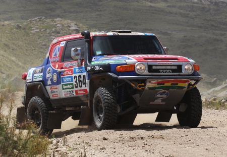 Toyota FJ Cruiser - rally, thrill, offroad, 4x4