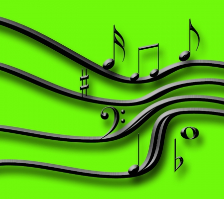 Music notes - fun, instruments, music, song, notes, musical, sing