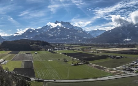 mountains - cool, field, fun, nature, mountain