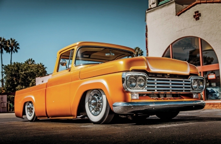 1959-Ford-F-100 - Whitewalls, Truck, Classic, Lowered