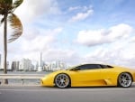 Lamborghini at the Beach