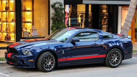 Ford Shelby GT500 - vehicles, Ford Shelby GT500, GT500, Ford, cars, Shelby, blue cars