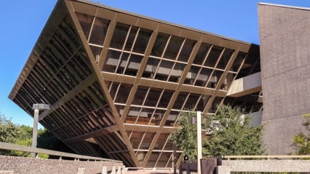 Upside Down Pyramid - arizona, tempe, city building, cool