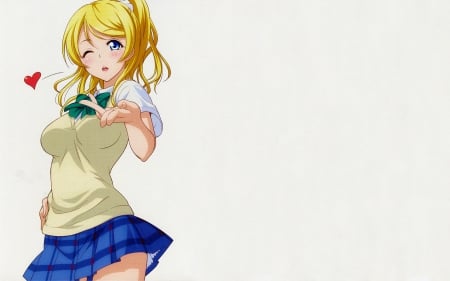 Love live - eli, eri, love live, ayase, uniform, school