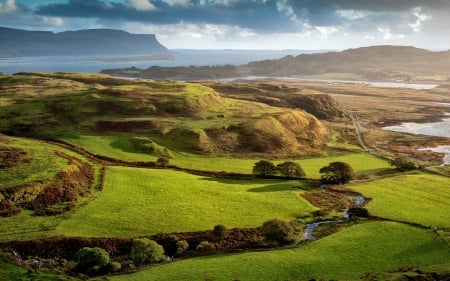 English landscape - pretty, background, peaceful, 1920x1200