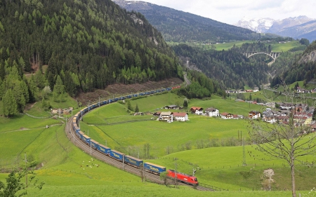 train in a field - nature, fun, forest, cool, field