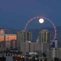 __Las Vegas Strip Moon In Wheel_Feb_4_2015__