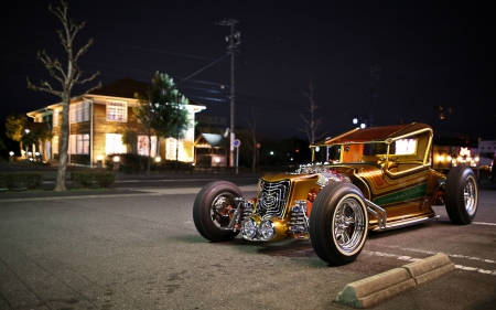 1927-Ford-Model-T-Roadster - custom, hotrod, 1927, wild