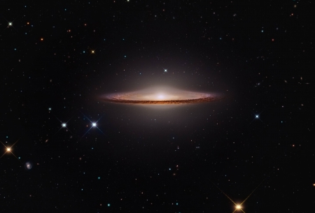 M104 The Sombrero Galaxy - fun, stars, cool, galaxies, space