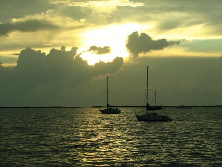 sunset beach - nature, beach