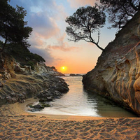 Costa Brava at Sunrise, Spain