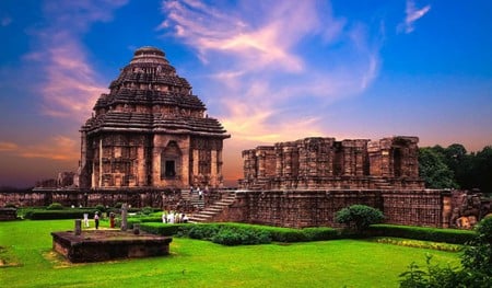 The Sun Temple, Konark, Orissa,  India