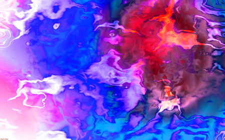 Abstract Flames 7 - abstract, trippy, colors, freaky, cool, desktop, widescreen, space, flames, background