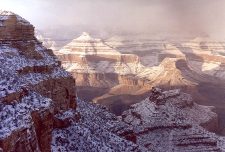  Grand Canyon   After a Snow - landscap, nature, mountain