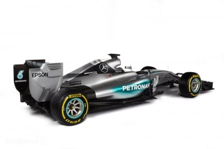 2015 Mercedes-AMG Petronas F1 W06 Hybrid - racer, silver, mercedes, f1