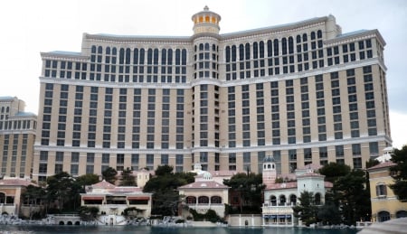 Bellagio Casino - Bellagio, scenery, USA, photography, photo, cityscape, wide screen, casino, Nevada, Las Vegas