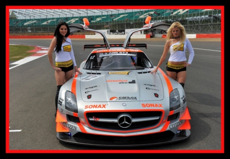 Mercedes Racing - fast, sexy, girl, hot, cute, teen