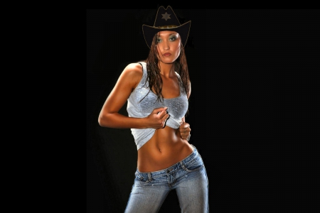 Texas Darling - style, girls, women, model, beautiful, models, hats, cowgirls, girl, brunettes, fun, woman, fashion, western, beauty, lovely, sexy, female, beaut