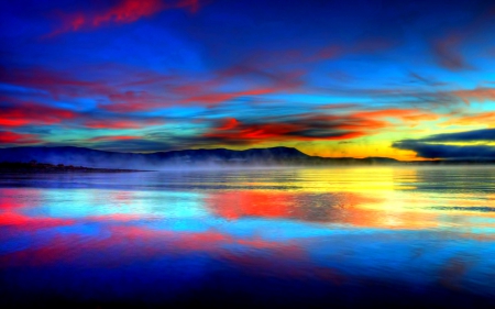 COLORS of NATURE - sky, beach, colors, sea, mist