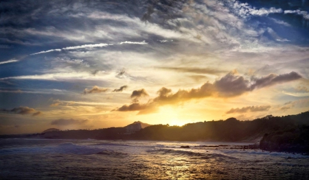 Nature - nature, sky, beach, sea