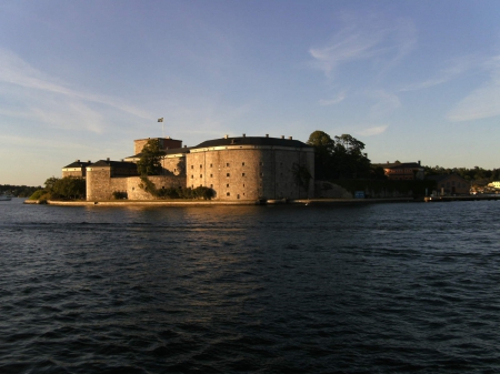 Waxholms fortress - summer, sweden, waxholm, stockholm