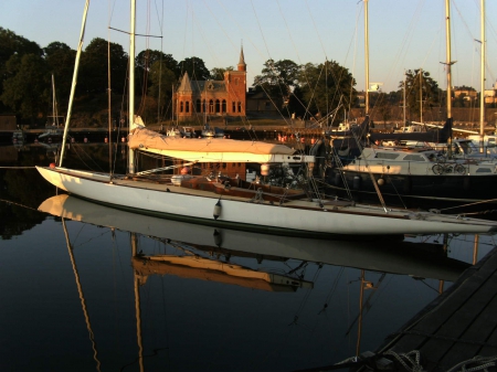 Sailboat - Stockholm, Summer, Sun, Wood