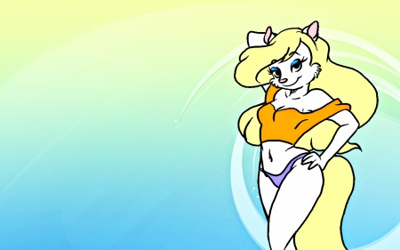 Minerva Mink Wallpaper 2 - mink, cartoons, minerva mink, furry, animaniacs, tv series, cute