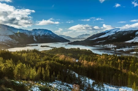 Scotland - lake, forest, cool, fun, nature, mountain