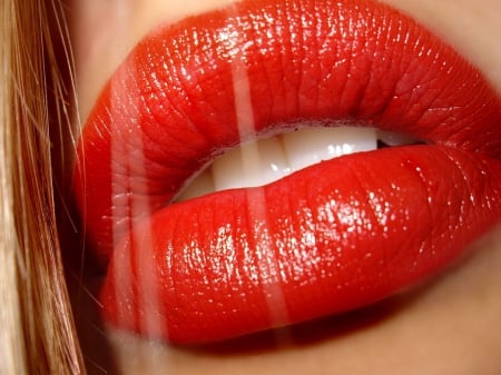 Red Lips - lips, red, photography, makeup, seductive, lipstick