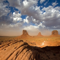 Sandstorm, Monument Valley, Utah