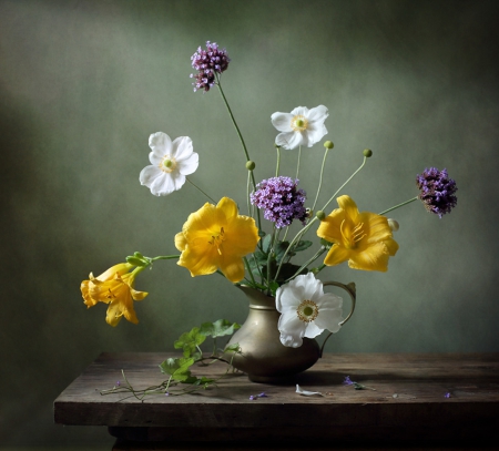 Simple and beautiful - flowers, simple, still life, colors