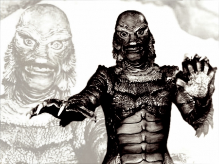 creature from the black lagoon - horror, lagoon, black, creature