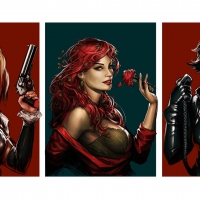 Harley Quinn - Poison Ivy - Catwoman