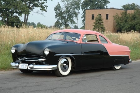 1950-Ford-Coupe - Whitewalls, Hotrod, 1950, Classic